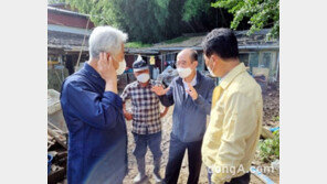 유찬형 농협중앙회 부회장, 태풍피해 농업현장 점검