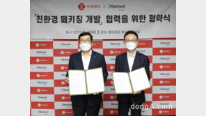 롯데제과-한솔제지, 친환경 패키지 개발 맞손…제2의 ‘카카오 판지’ 만든다 