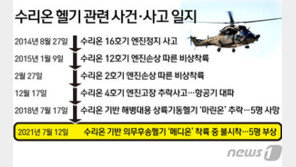 軍 “지난달 ‘메디온’ 헬기 불시착은 조종사 잘못”…내주 운항 재개