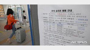 ‘열차표 예매 해? 말아?’…추석 코앞인데, 거리두기 어떻게 되나