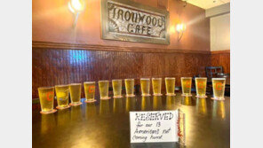 돌아오지 못한 영웅들을 위해… 美 울린 맥주 13잔