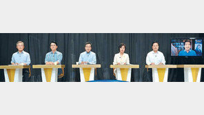 “기본소득 전례 없어” “신복지 말만”… 與주자들, 李-李 집중 난타 