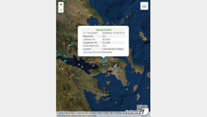 그리스 중부 테베서 규모 4.0 지진 발생…즉각적 피해 신고 없어