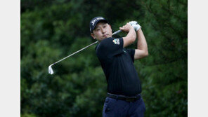 이글 기록했지만…투수 출신 윤석민, KPGA 도전 첫날 15오버파 고전