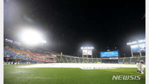 사직 한화-롯데전 우천 취소…3일 더블헤더