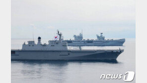  해군 독도함, 동해서 英 퀸 엘리자베스 항모와 나란히