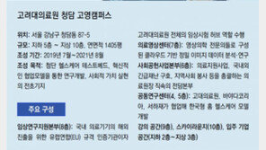 고려대의료원 ‘청담 고영캠퍼스’ 개소 최첨단 헬스케어-융·복합 연구 수행