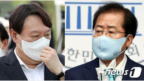 윤석열·홍준표, 與 이재명-이낙연 누구와 붙어도 우위