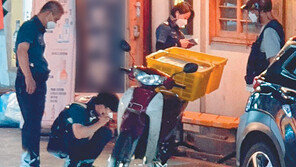 ‘번호 미부착’ 불법 오토바이 쫓는 사나이