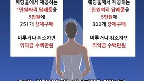‘화환 시위’까지 이어져…예비부부 “개선된 점이 전혀 없다”
