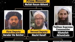 탈레반 새 정부 인사 살펴보니…테러·살인·고문범 가득
