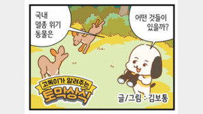 [신문과 놀자!/고독이의 토막상식]멸종 위기 동물