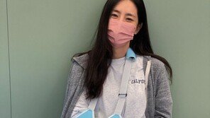 한채아, 오른팔에 깁스한 근황 “넘어져서 살짝 다쳤다” 