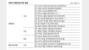 [부동산 캘린더]‘힐스테이트광교 중앙역퍼스트’ 등 전국 19곳 분양