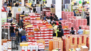 추석 앞두고 과일 시장 후끈