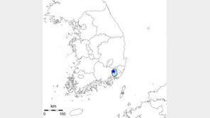 경남 밀양 인근서 규모 2.2 지진…“지진동 느낄 정도”