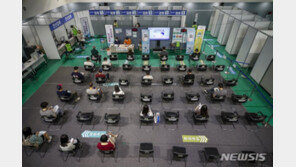 ‘속도 붙는 접종’….200일만에 1차 3397만명 넘어서, 인구 대비 66.2%