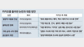 카카오 대주주, 금융업 손안떼… ‘금산분리 위반’ 우려 여전 