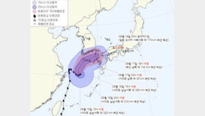 북상→남하→북상→동진…럭비공 태풍 ‘찬투’, 어디쯤?