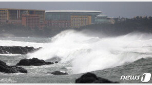 태풍 ‘찬투’ 영향 제주 ‘최대 400㎜’ 비바람…오후엔 남부·충청권도