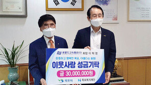 이혁영 씨월드고속훼리 회장, 목포시에 3000만원 성금