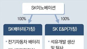 SK이노, 배터리-석유개발 분사 확정