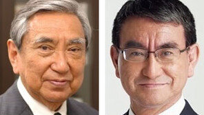 “3代 비원 풀겠다”… 아버지 고노, 아들 日총리 만들기 앞장