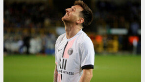 파리의 메시, 골은 언제쯤… 챔스리그 1-1 무승부