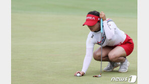 ‘8언더파’ 고진영, LPGA 투어 포틀랜드 클래식 2R  단독 선두