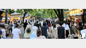 추석 앞둔 전주한옥마을, 오랜만에 구름 인파로 ‘북적’