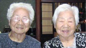 일본 108세 할머니 자매, ‘최고령 일란성 쌍둥이’ 기네스 등재