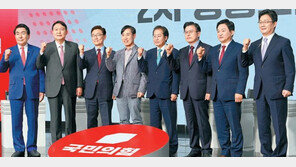 野주자들, 윤석열에 “공약 표절” 난타… 홍준표엔 “조국과 또 썸타”