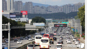 전국 고속도 정오쯤부터 ‘혼잡’ 시작…지방→수도권 44만대