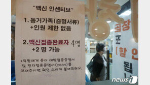 당국 “위·변조 접종증명서로 인센티브 받으면 10년 이하 징역”