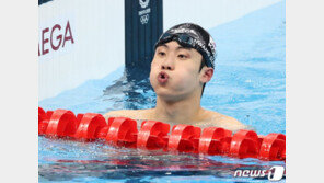 도쿄 올림픽 스타 황선우, 전국체전 수영 5개 종목에 출격