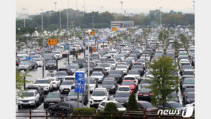 연휴 둘째날 전국 고속도로 ‘혼잡’…이용차량 456만대