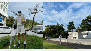 ‘기성용♥’ 한혜진, 딸과 함께 남산 산책하는 모습 공개