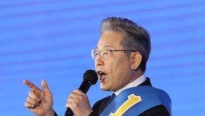 이재명 수락연설 “반드시 대선 승리…국민 위해선 박정희 정책도 채택”