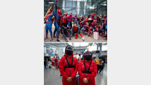 뉴욕 코믹콘, 2년 만에 오프라인서… ‘오징어게임’ 캐릭터 등장 