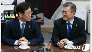 이재명 후보, 문대통령에 면담 요청…靑 “협의할 것”