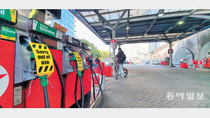 英주유소, 휘발유 없어 문닫아… 美항구 화물적체 “컨테이너겟돈”