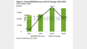 D램 수요 감소 전망에도 “내년 총 매출, 올해와 비슷할 듯”