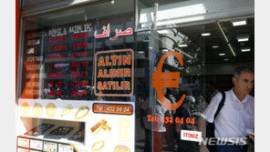 터키 리라화, 대통령 은행 개입 우려로 또 달러 대비 최저치 하락