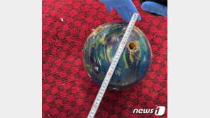 10kg 볼링공 내리막길에 던진 70대…안경점 유리 등 박살