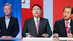 이재명 35.4% vs 윤석열 40.7%-이재명 32.0% vs 홍준표 33.6% 