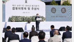 여순사건 73주기 합동위령제