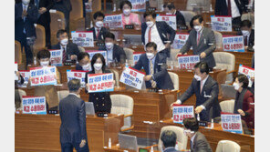 국민의힘 “대장동 엄정수사 지시” 요청에 문대통령 ‘묵묵부답’