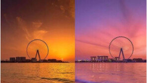 ‘런던아이’ 제쳤다…높이 250m 세계 최고 대관람차 ‘아인 두바이’ 개장