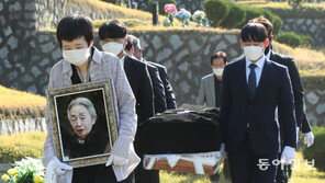 안중근 조카며느리 마지막 길, 조문객 16명-화환2개가 전부