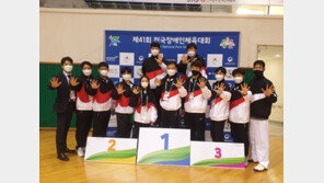 서울시, 제41회 전국장애인체육대회에서 태권도 종합 우승